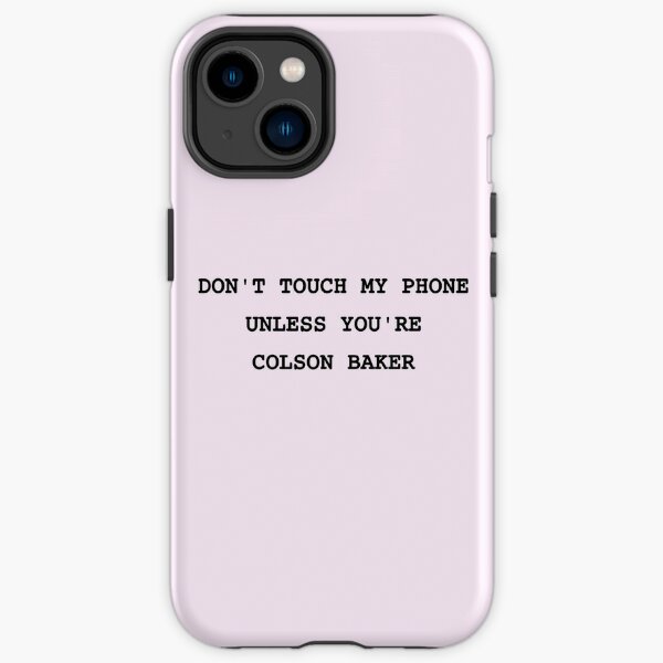 don't touch my phone.. iPhone Soft Case - Machine Gun Kelly iPhone Tough Case RB1208 product Offical machine gun kelly Merch