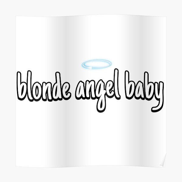 blonde angel baby sticker - Machine Gun Kelly Poster RB1208 product Offical machine gun kelly Merch